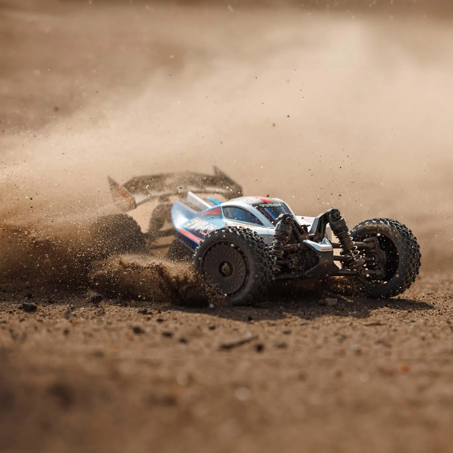 Small Scale Buggy RTR with Battery & Charger, Blue/Silver ARA2106T1 ARRMA RC Car Typhon GROM disadvantageous independent intoxication clever faraway 4x4 Smart 