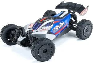 Small Scale Buggy RTR with Battery & Charger, Blue/Silver ARA2106T1 ARRMA RC Car Typhon GROM disadvantageous independent intoxication clever faraway 4x4 Smart 