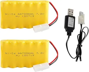 snail Car RC Truck Household Appliances RC Toys 7.2V 700mAh NiCd AA Battery Pack with Standard Tamiya Plug for RC 