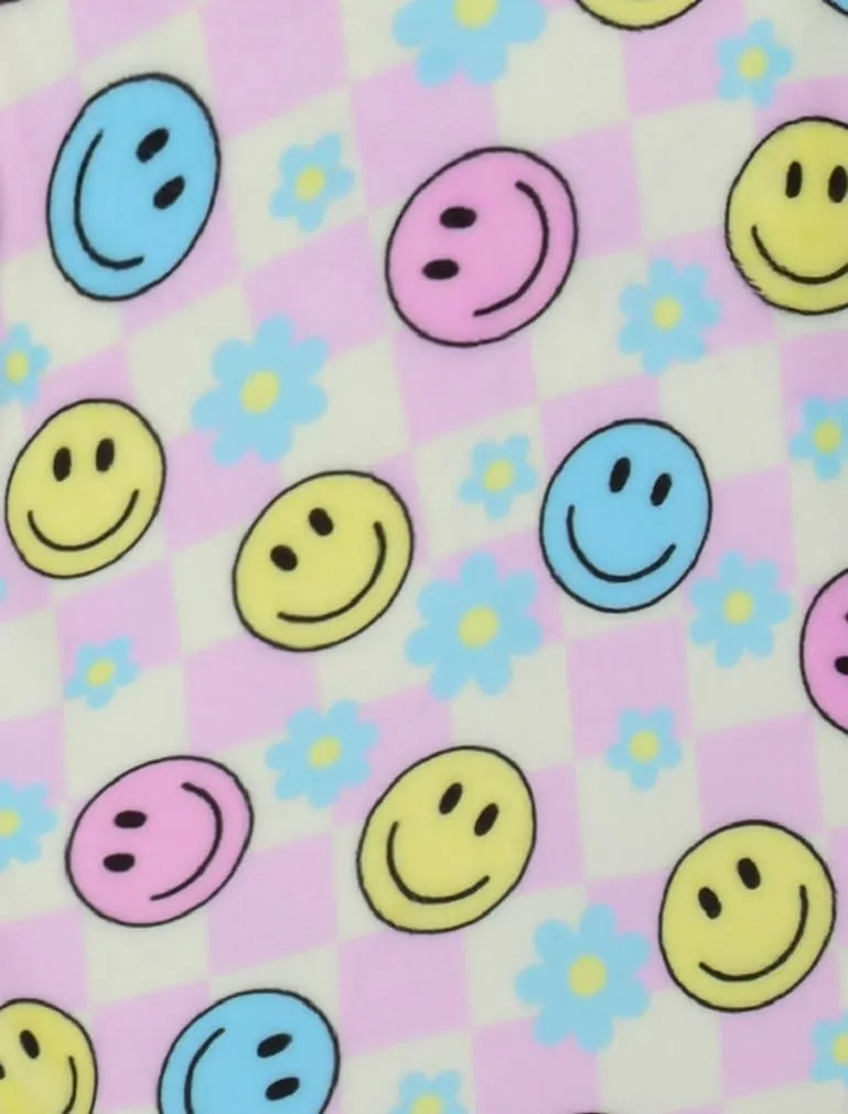 Soft Pretty Print Plush Fleece Pants - Boho Bliss Collection iscream Big minimalist Girls Silky 