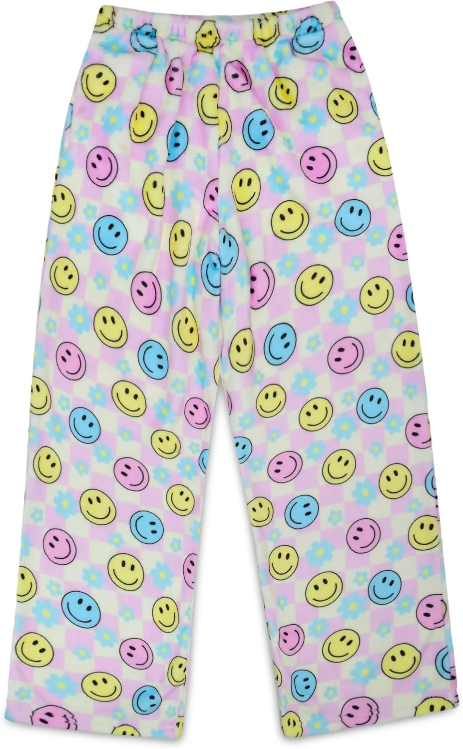 Soft Pretty Print Plush Fleece Pants - Boho Bliss Collection iscream Big minimalist Girls Silky 