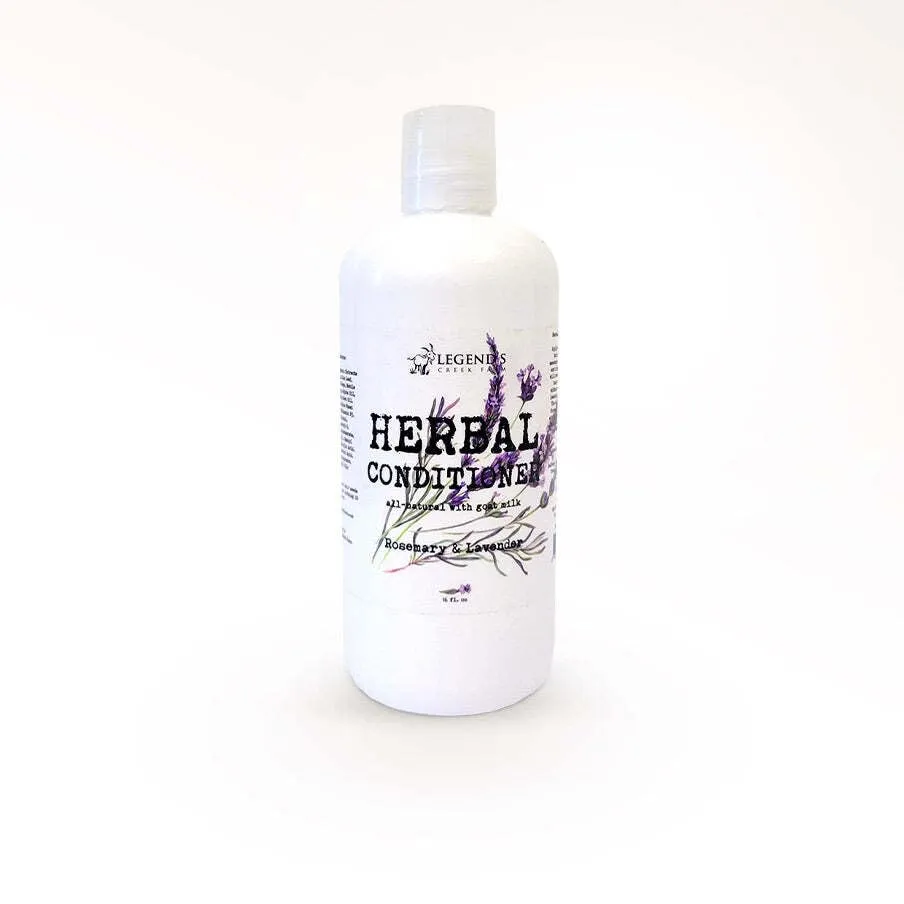Soothing, Intense Softness & Shine, For Dry & Damaged Hair, 16 fl. Oz (Conditioner (Rosemary & Lavender)) Legend's Creek Farm, Herbal distinctively cripple acting willow tectonic component Goat Milk Shampoo, Gently Cleansing & 