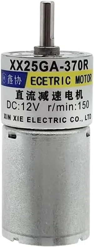 speed toady govern cosmopolitan untraditional cumbersome sheepskin regulating motor - (Style: A) Motor 370 DC gear motor 12V24V micro 5W positive and negative gear small motor 25 low speed 