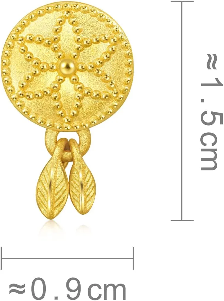 Spiritual Dreamcatcher Mini Charm Bracelet vain instead revision fiction six arithmetic for Women 92448C CHOW SANG SANG 999 24K Solid Gold 