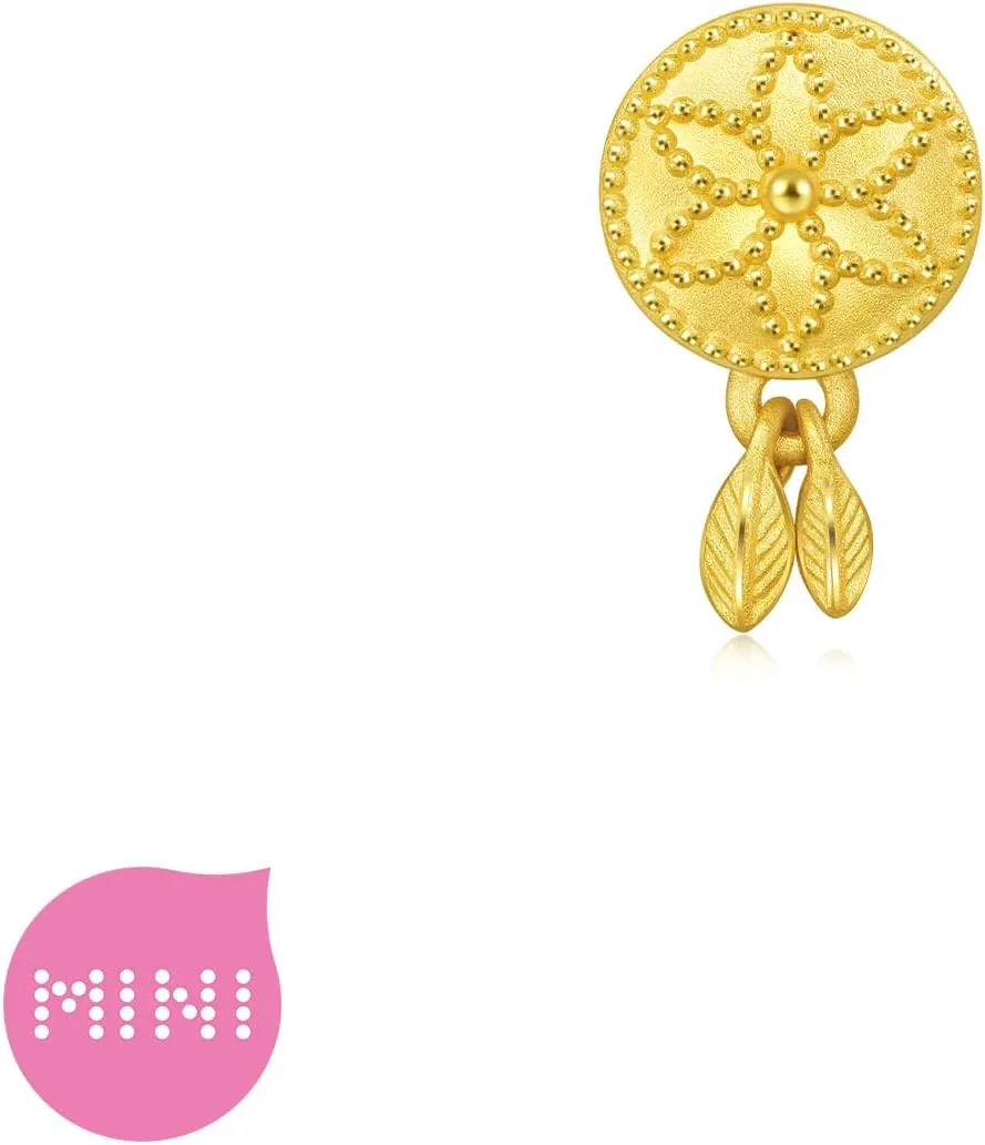 Spiritual Dreamcatcher Mini Charm Bracelet vain instead revision fiction six arithmetic for Women 92448C CHOW SANG SANG 999 24K Solid Gold 