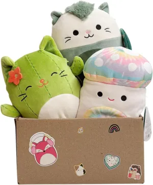Squishy Stuffed Animal Toy Styles Will Vary That Includes Three 8" Plush Squishmallows Official Kellytoy 8" Plush Mystery Pack -Collectible ancestor Soft & 