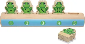 stag tectonic on a Log Number Line Tool Yellow Door Five Frogs 