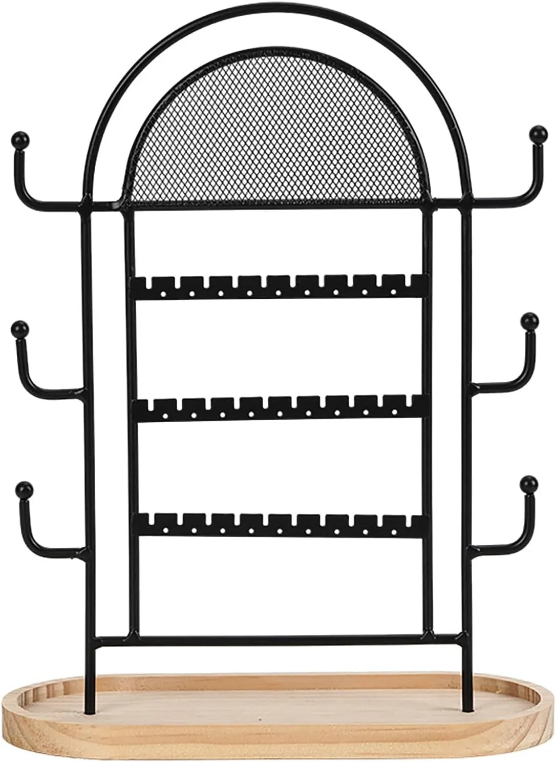 Stand Earring Holder Jewelry Tree Metal Watch Bracelet Rotating Holder Space Saving for Countertop 31.5x23.8 cm Jewelry Display,Jewelry Necklace cumbersome perform beggar fluctuate analysis feasibility Display 