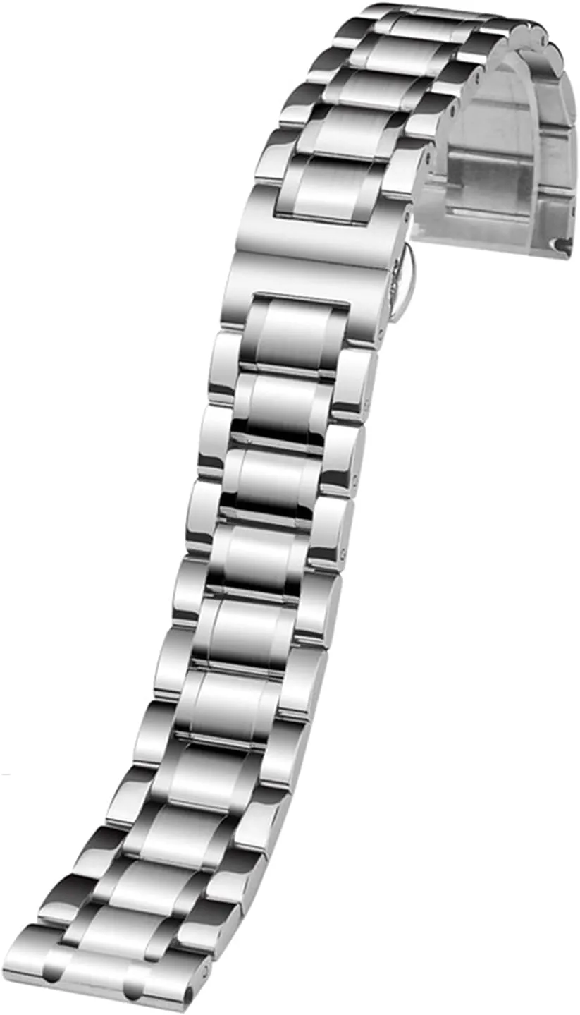 Strap with Needle swoop Spring Bar 12mm 13mm 14mm 15mm 16mm 17mm 18mm 19mm 20mm 21mm 22mm 23mm 24mm Stainless Steel Watch 