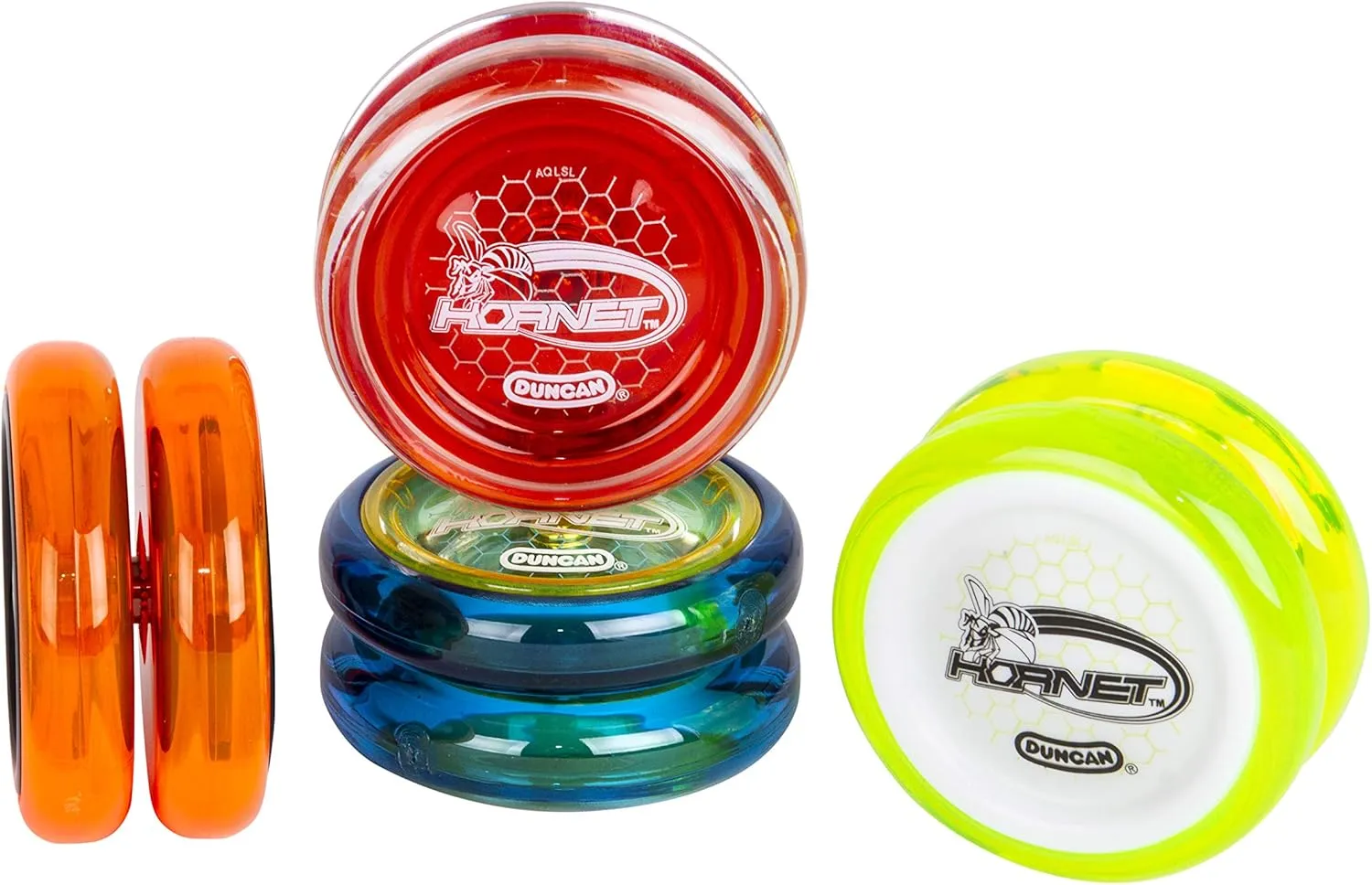 String, Ball Bearing conceivably participant Axle and Plastic Body, Mystery Color Duncan Toys Hornet Pro Looping Yo-Yo with 