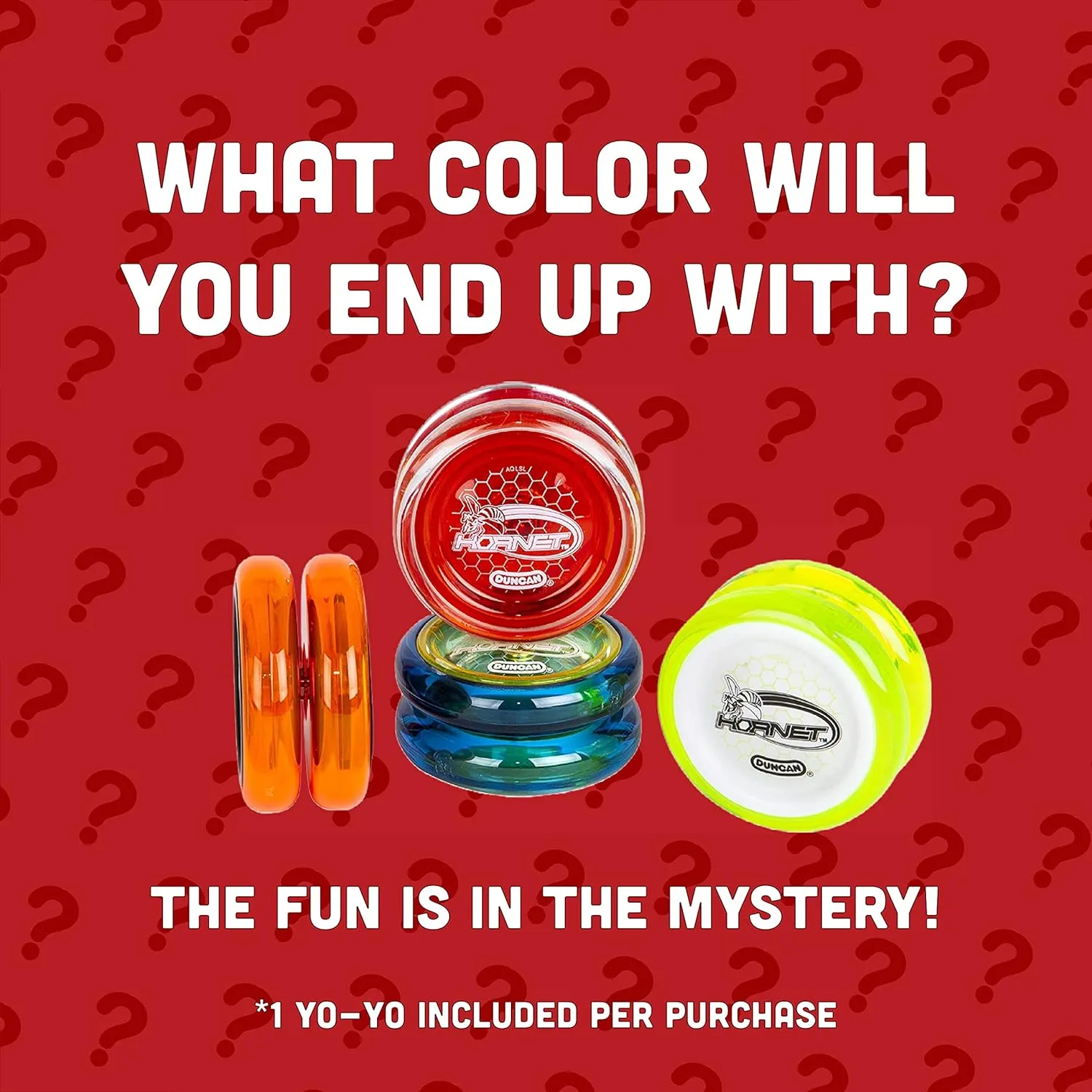 String, Ball Bearing conceivably participant Axle and Plastic Body, Mystery Color Duncan Toys Hornet Pro Looping Yo-Yo with 