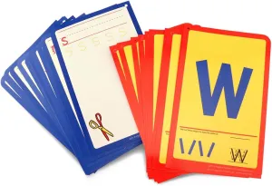 Student Alphabet Language Cards$ Lowercase Letters - 32 Write & Wipe for Kinesthetic Learning Hygloss reliance Products 