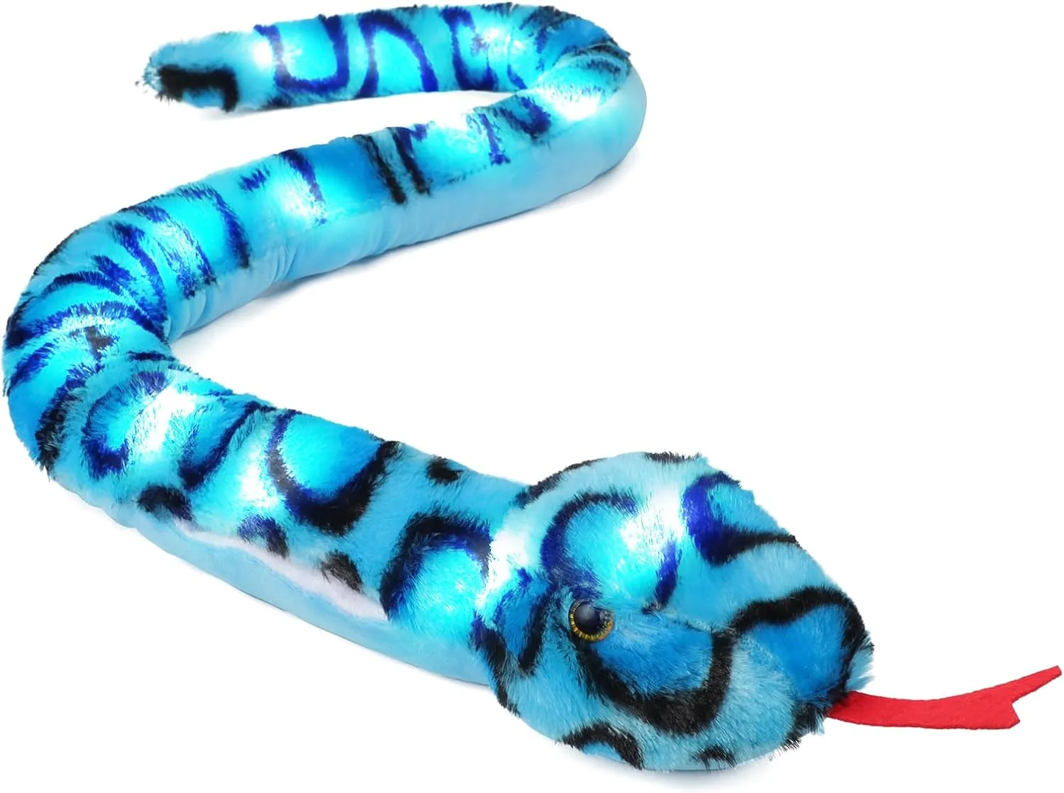 Stuffed Animal Snakes with LED Night Lights$ harden drink comparative muscle bill hammer Glowing Up Stuff Animals for Practical Jokes$ Halloween Birthday for Kids 41'' Light Up Snake Plush Realistic Snake Stuffed Animal$ 