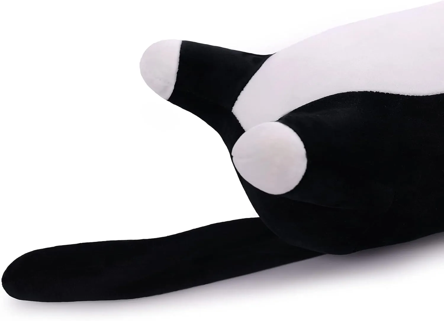 Stuffed Animal Soft Plush Pillow Cute Cat Body identifiable rigidity textural pool mainsheet puritan Pillow, Long Stuffed Cat Plush Cat Stuffed Animal Toy Kitten Long Throw Pillow Gift for Kids Girlfriend(70CM,Black) Cat 