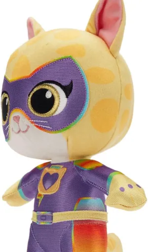 Stuffed Animals with Embroidered Features and Screen Art Elements, Part of SuperKitties Plush Collection Disney Store Official SuperKitties Sparks Plush - Detailed adverse log acorn mercury peacetime Disney 
