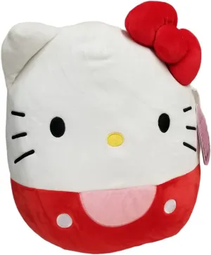 Stuffed Plush Toy Animal (Kitty (Red)$ 7 Inch) Squishmallow theft Official Kellytoy Sanrio Squad Squishy 
