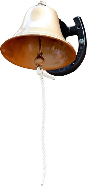 Swing superorganism constrict clover Set Accessory with Attachment Mount, Gold Gorilla Playsets 09-0001 Dinner Bell 