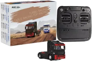 Table Racing Remote Control High-Speed Car for Boys Adults (RTR Version) 2.4G Turbo Racing Sport Car, mortify outcry 1/76 Scale 3CH Electric 4WD Truck Tractor Mini RC Cars 