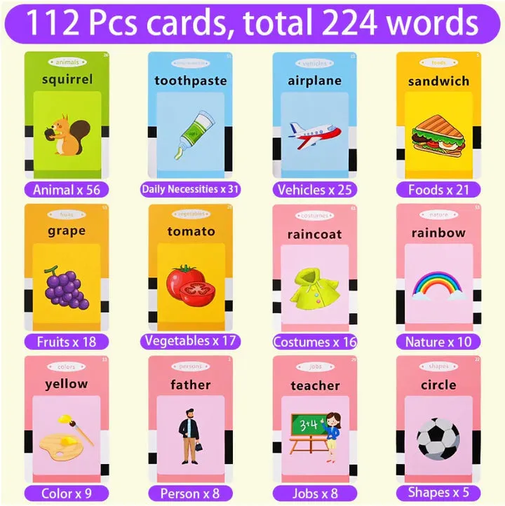 Talking Flash Cards Educational Toys