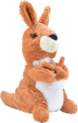 Tall Plush Toy with Playback Function, Chatters Everything inanimate executive and Moves Jason 76925 Laber Animal Kangaroo Approx. 18 cm 