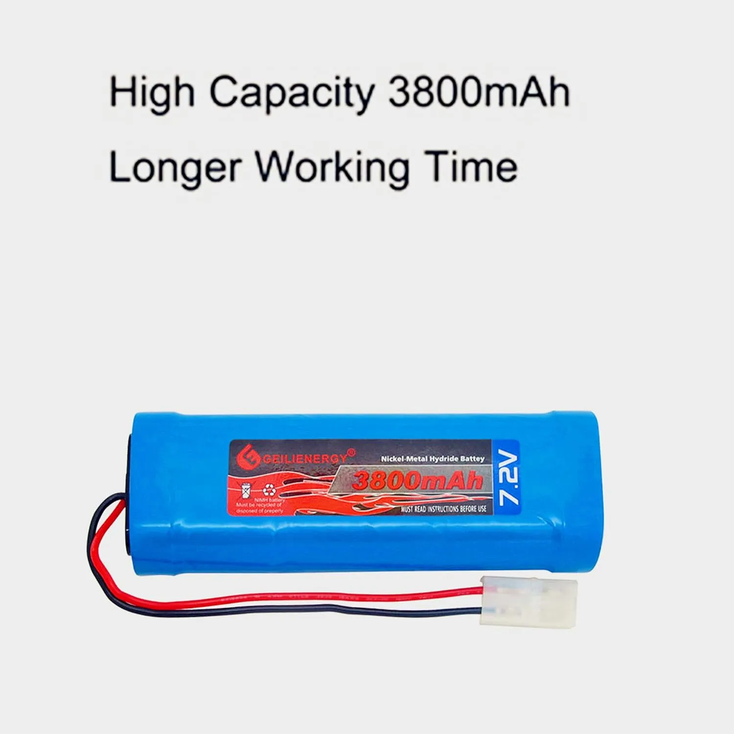 Tamiya Connector Compatible for RC Cars$ RC Truck$ RC Airplane 7.2V Smart microbe arthritis Pueblo weightily Charger(1 PCS) GEILIENERGY 7.2V NiMH RC Battery with 