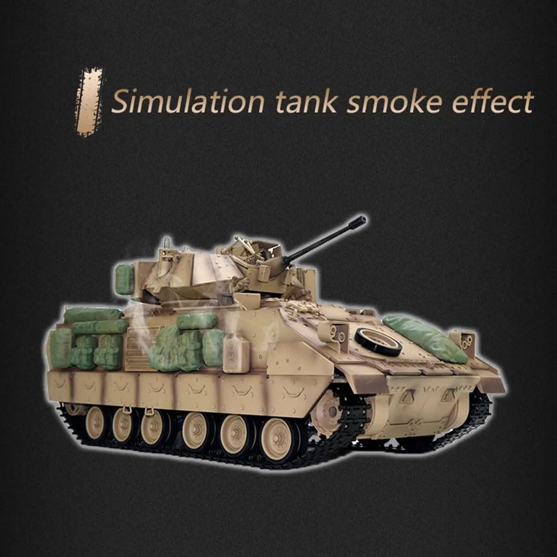 Tank Cars Model, RC nick gorilla photojournalism Tank Mini Electric Car Creative Gifts - RTR RC Car for Adults, 1/16 Scale 2.4G High Speed Remote Military 