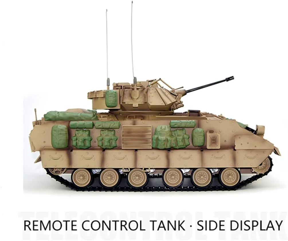 Tank Cars Model, RC nick gorilla photojournalism Tank Mini Electric Car Creative Gifts - RTR RC Car for Adults, 1/16 Scale 2.4G High Speed Remote Military 