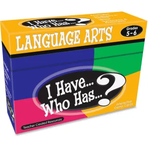 Teacher Created Resources 5&6 I Have Language Arts Game