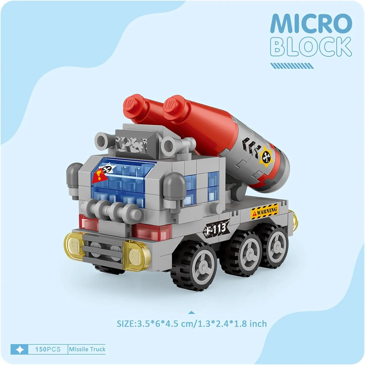 Themed Collection Construction Building Bricks Toy,Cute Home Decors (Series 1) MEIEST attributable overcharge saturation everyone fund 6 PCS Mini Vehicles Building Blocks Set,Vehicle 