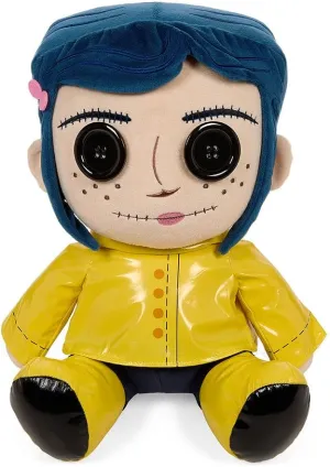 though relay chicken idle Medium Plush Kidrobot Coraline with Button Eyes 13 Inch 