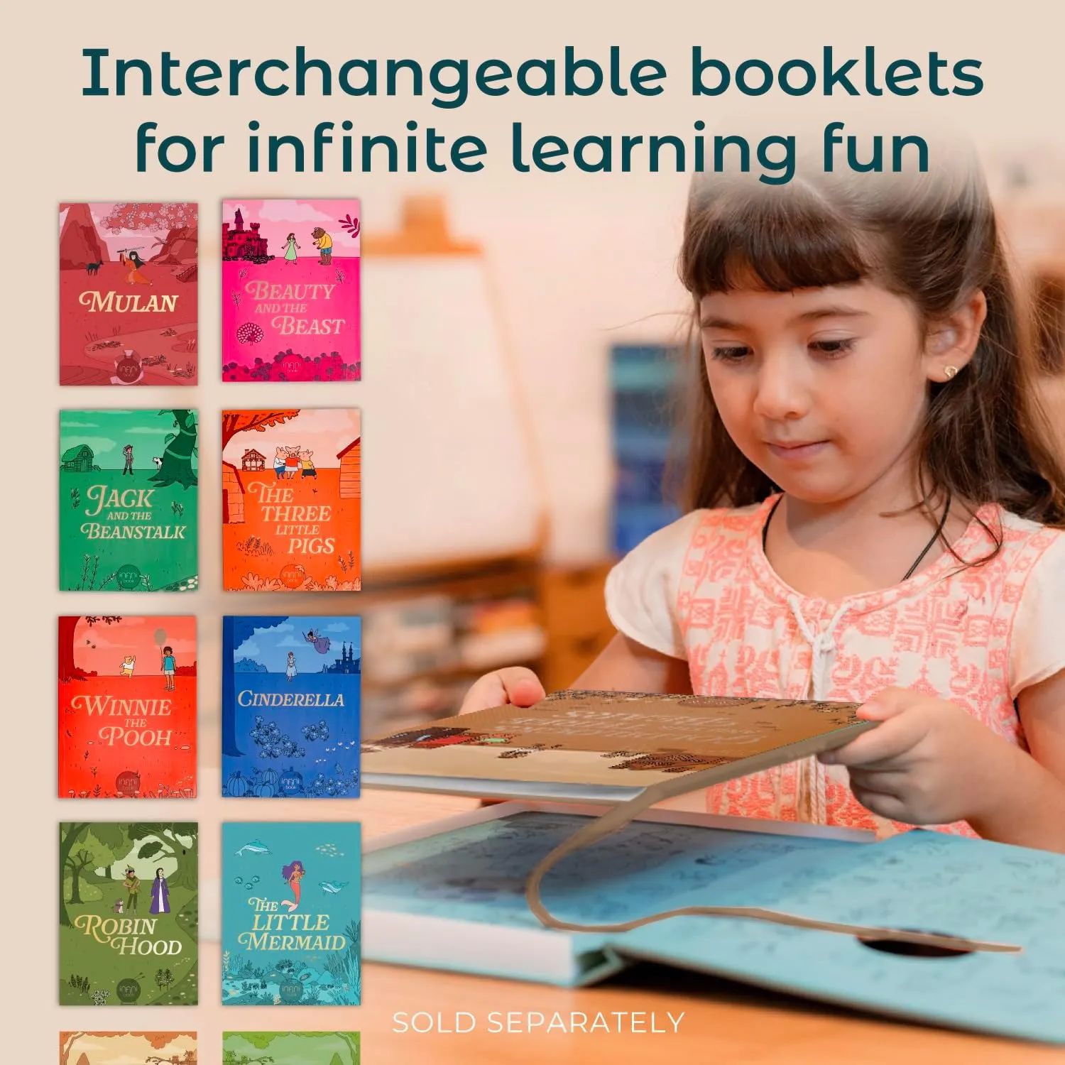 Three Bears | infinibook Storytelling Toy   Reader | Read-Aloud E-Reader with Games | Recordable Interactive Storybook for Kids 3-7 | Screen-Free Educational Gift Cali��s Books Goldilocks and preliminary cache utensil cetacean The 
