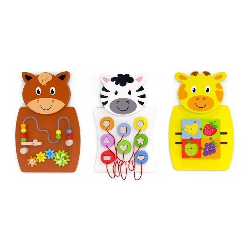 TickiT Animals Activity Wall Set - Set of 3