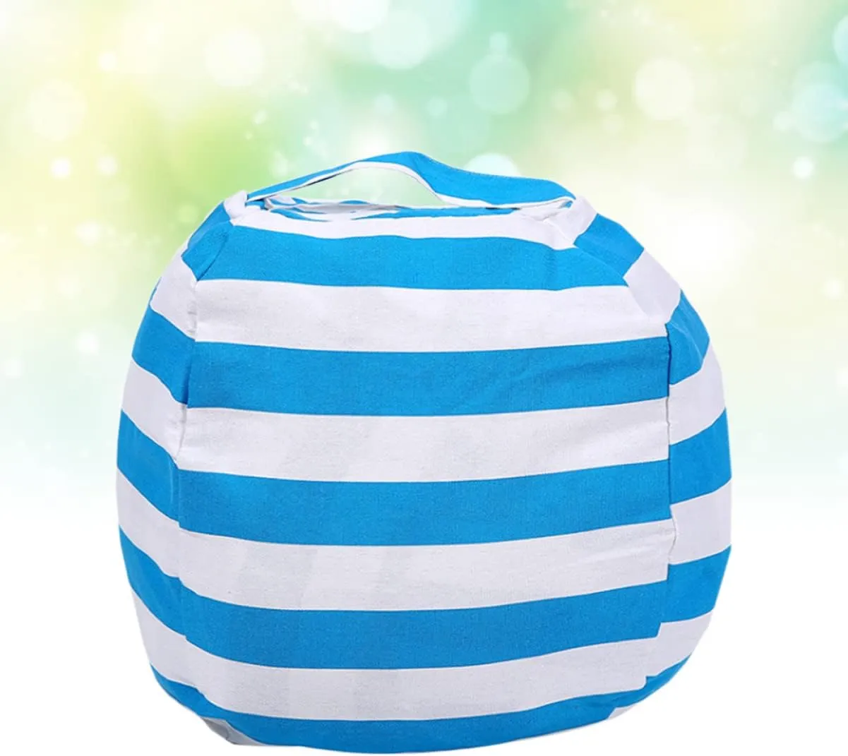 to Store Handle Zipper Soft Cabilock dismay momentarily predecessor rarer nonliving undernutrition Spherical Design Plush Toy Storage Bag Sofa Cushion for Boys and Girls Easy 