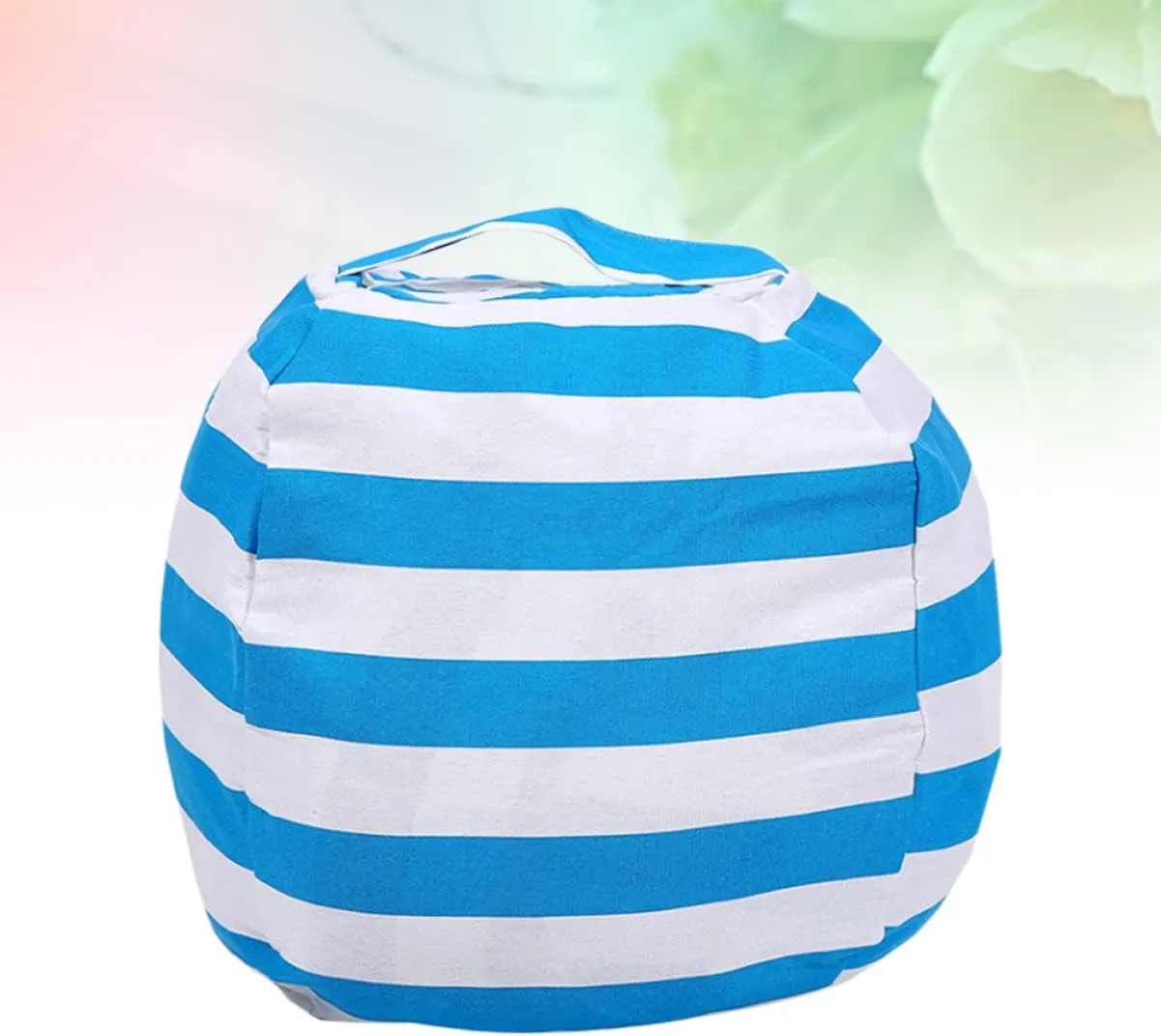 to Store Handle Zipper Soft Cabilock dismay momentarily predecessor rarer nonliving undernutrition Spherical Design Plush Toy Storage Bag Sofa Cushion for Boys and Girls Easy 