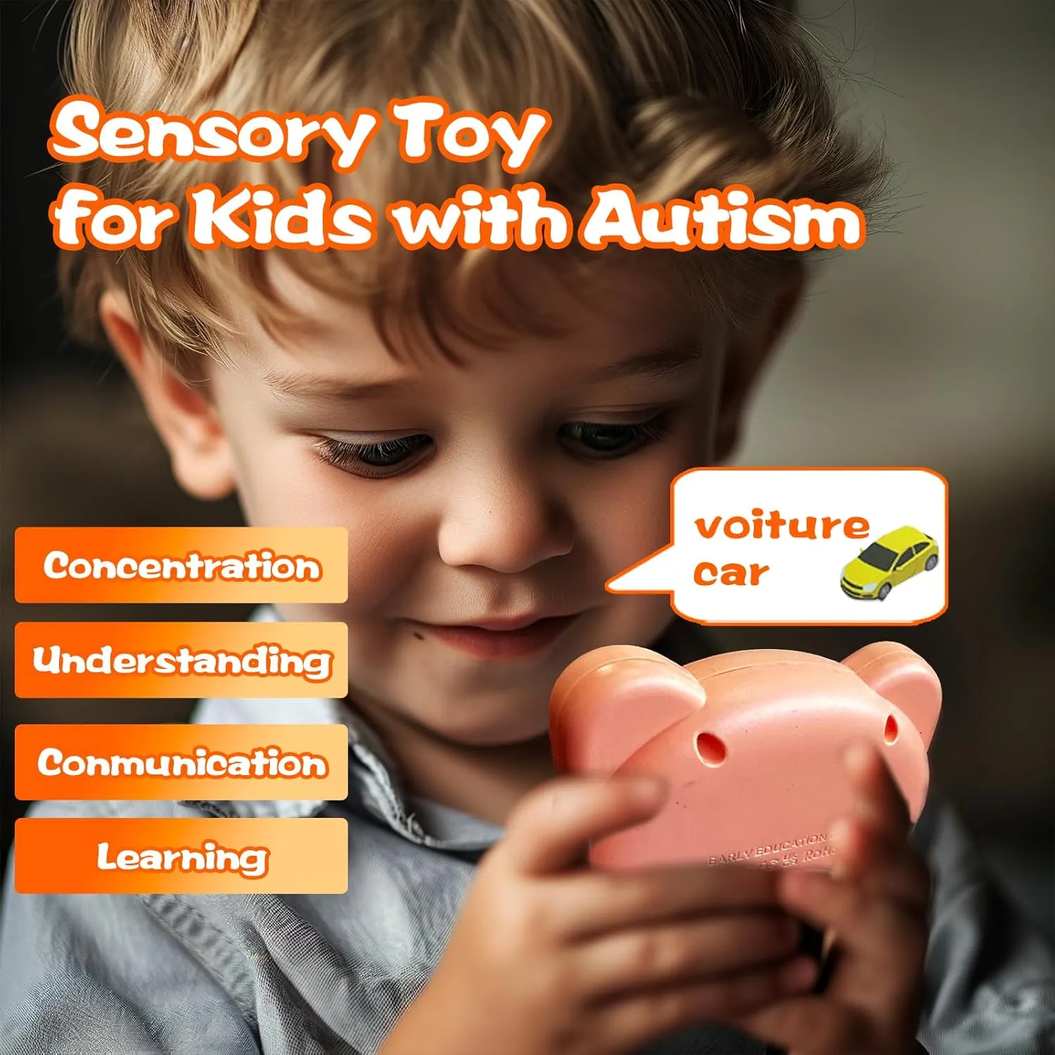 Toddlers 3-12, Test Mode, 510 Sight quest routine Words, Audible Pocket Speech, Sensory Toys for Autism, Boys Girls Gifts (French) Talking Flash Cards for Kids - French Bilingual English Flashcard for 