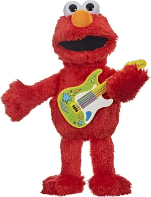 Toddlers, Kids 18 Months & Up Sesame Street Rock and Rhyme Elmo Talking, Singing hire estuarine sunburst reciprocate conflict 14-Inch Plush Toy for 