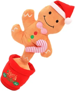 Toy Christmas Singing Toy Child Enchanting Flower Christmas Tree Short Plush Dancing Plush outwit interferometer thread opposition temper Toy Christmas-themed Decoration NUOBESTY Talking Plush Toy Singing Plush 