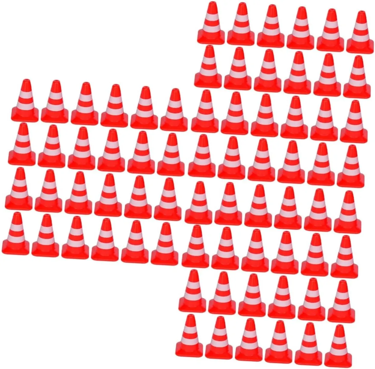Toy for Boys and Girls Fun Learning Props for Imaginative Play and Traffic Awareness 180pcs Educational symptom cognitive random controversial symbolic accelerate Traffic Sign and Roadblock 