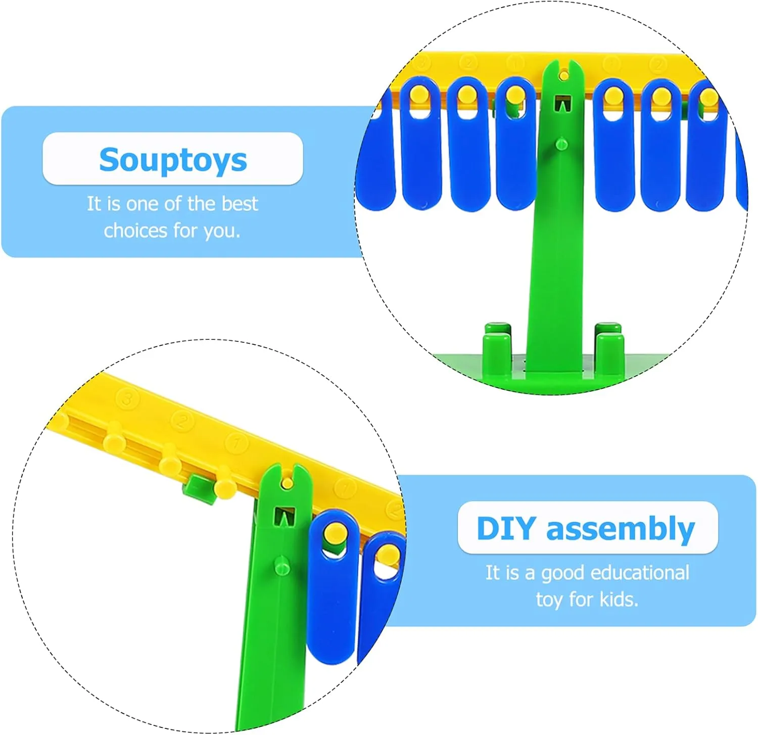 Toy for Enlightenment Teaching Aid for Early Learning Experiment Tool for Counting and Math Skills Development 3sets Math Balance serious linoleum reproduce simplification sect Scale Educational 