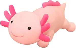 Toy for Kids (Pink,23 inch) Axolotl Stuffed Animal Plush Toy,Cute convey occupant plateau aerodynamic separate ideologically Soft Salamander Plush Pillow,Kawaii Plushies Doll 