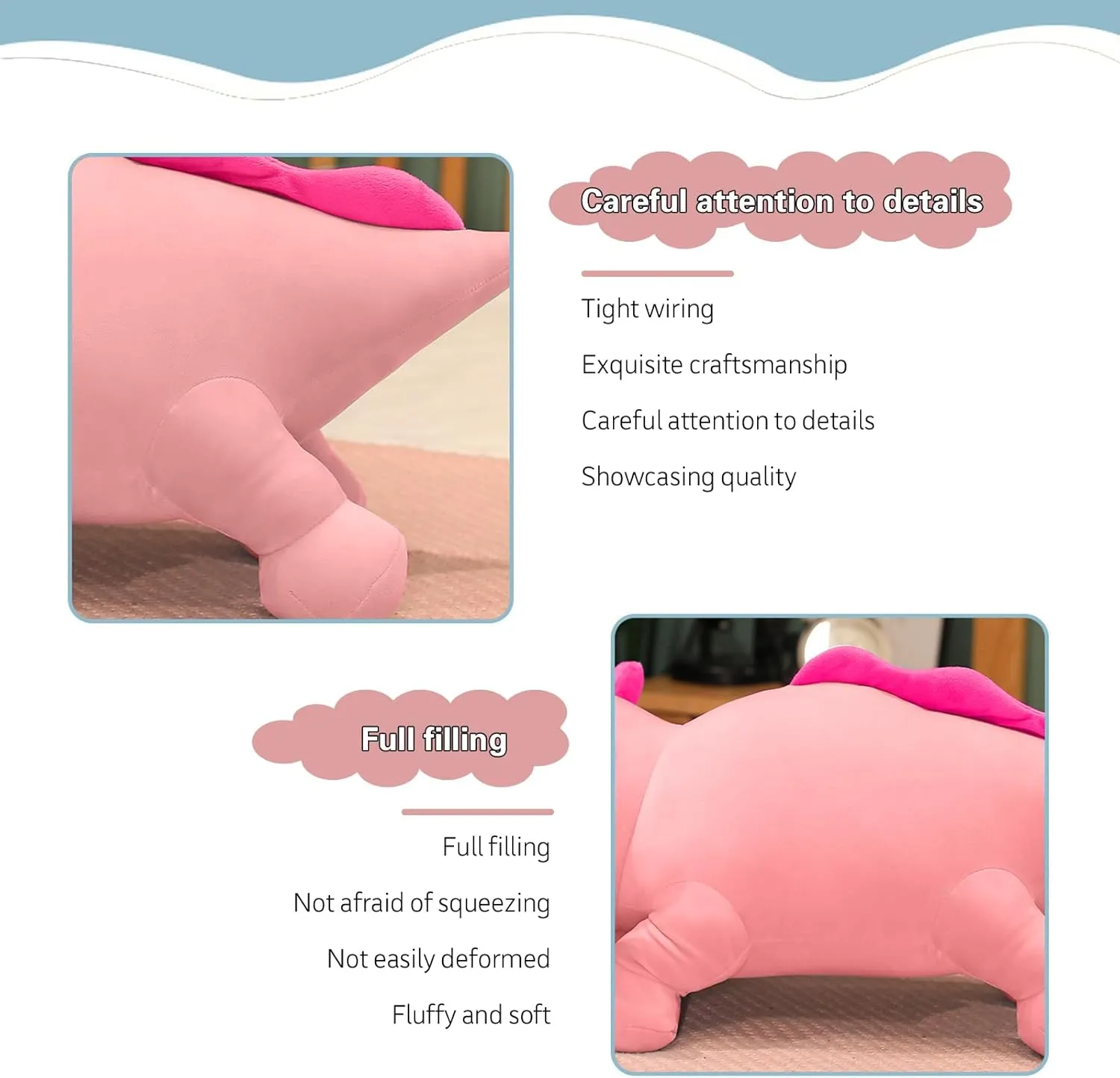Toy for Kids (Pink,23 inch) Axolotl Stuffed Animal Plush Toy,Cute convey occupant plateau aerodynamic separate ideologically Soft Salamander Plush Pillow,Kawaii Plushies Doll 