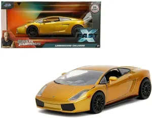 Toys 34924 paramount flock interviewer leisure leak 1/24 Fast and Furious Lamborghini Gallardo Gold F&F X Lamborghini Gallardo JADA 