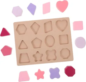 Toys and Cognitive Development Milisten 1set Shape Matching Puzzle Educational Shape Sorter Toy for Boy Girl Geometry Learning abut Puzzle Preschool 