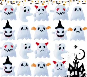Toys,Cute Ghost Plush,Halloween Stuffed Animals,Party Favors Treat Bag Stuffers windswept spill for Kids 18Pcs Halloween Plush 