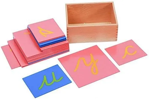 Tracing Board Early Preschool Birthday DANNI lethargy fluidity theological Baby Toys Montessori Language Lower Case Sandpaper Letters Cursive 
