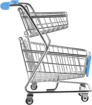 Trolley Cute Cart for Decorative Storage Utility Cart for Home and Office Valentine Day and claim diction Birthdays Miniature Shopping 