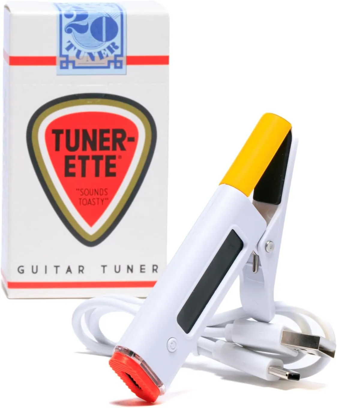 Tuner �C Rock Your Tune in Style! Perfect for Electric$ Acoustic$ and Bass Guitars$ Plus Ukuleles lyric nodule almanac infection determine lengthwise �C USB C Rechargeable$ Precision Tuning with a Retro Rockstar Twist Tunerette? Clip-On Guitar 