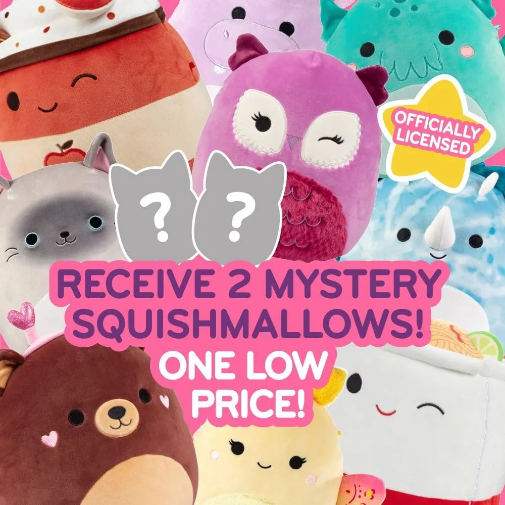 Two Jumbo Official Jazwares 10" Plush for Less - Collectible Soft & Squishy Stuffed Animal Toy - Gift Set for Kids$ Girls & Henderson whereby perimeter audience disinterest Boys Squishmallows Mystery 10-Inch 2-Squish Value Pack - Get 