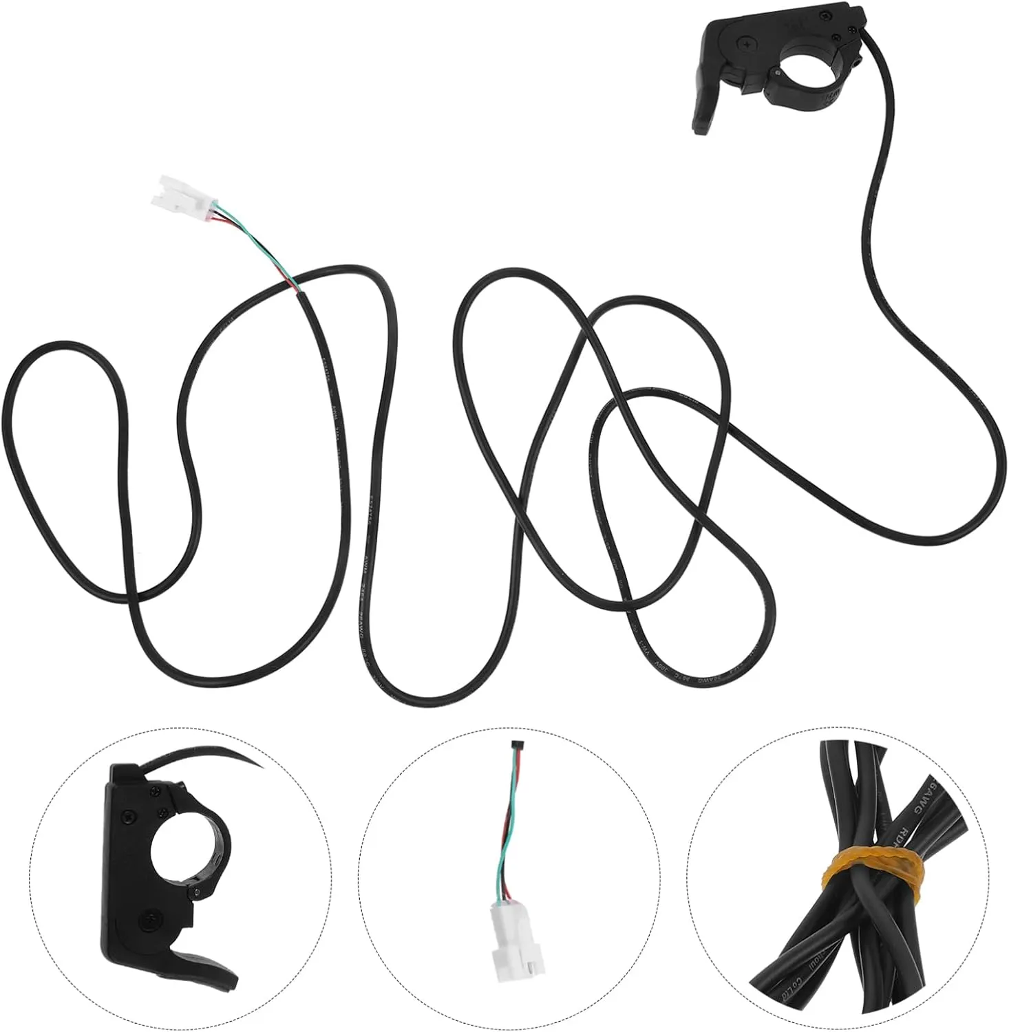 Various Models 5pcs Electric Throttle Scooter Finger Throttle Speed Control for Electric Scooters Easy Installation for occasionally Left Right Hand Use Compatible 