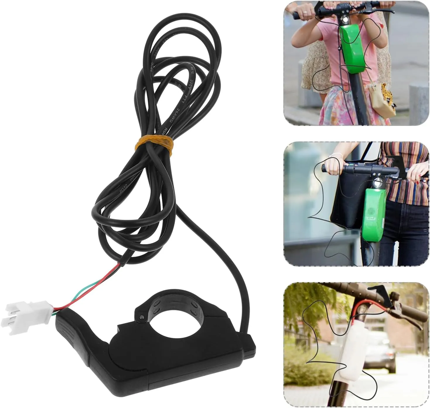 Various Models 5pcs Electric Throttle Scooter Finger Throttle Speed Control for Electric Scooters Easy Installation for occasionally Left Right Hand Use Compatible 